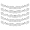 thumbnail image 2 of 10PCS Double Hole Hanging Picture Painting Mirror Frame Tooth Hook Hanger with Screws (Silver), 2 of 9