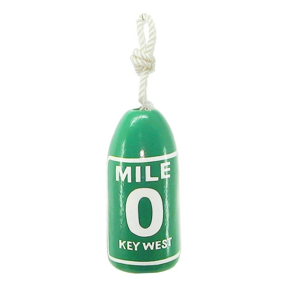 Key West Mile Zero Green Fishing Marker Buoy