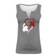 thumbnail image 3 of Camiseta de Moda Casual sin Mangas con Cuello en V para el Hogar Y el Uso Diario, 3 of 5