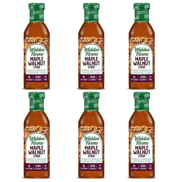 Walden Farms Calorie Free Syrups Flavors Maple Walnut Syrup, Size