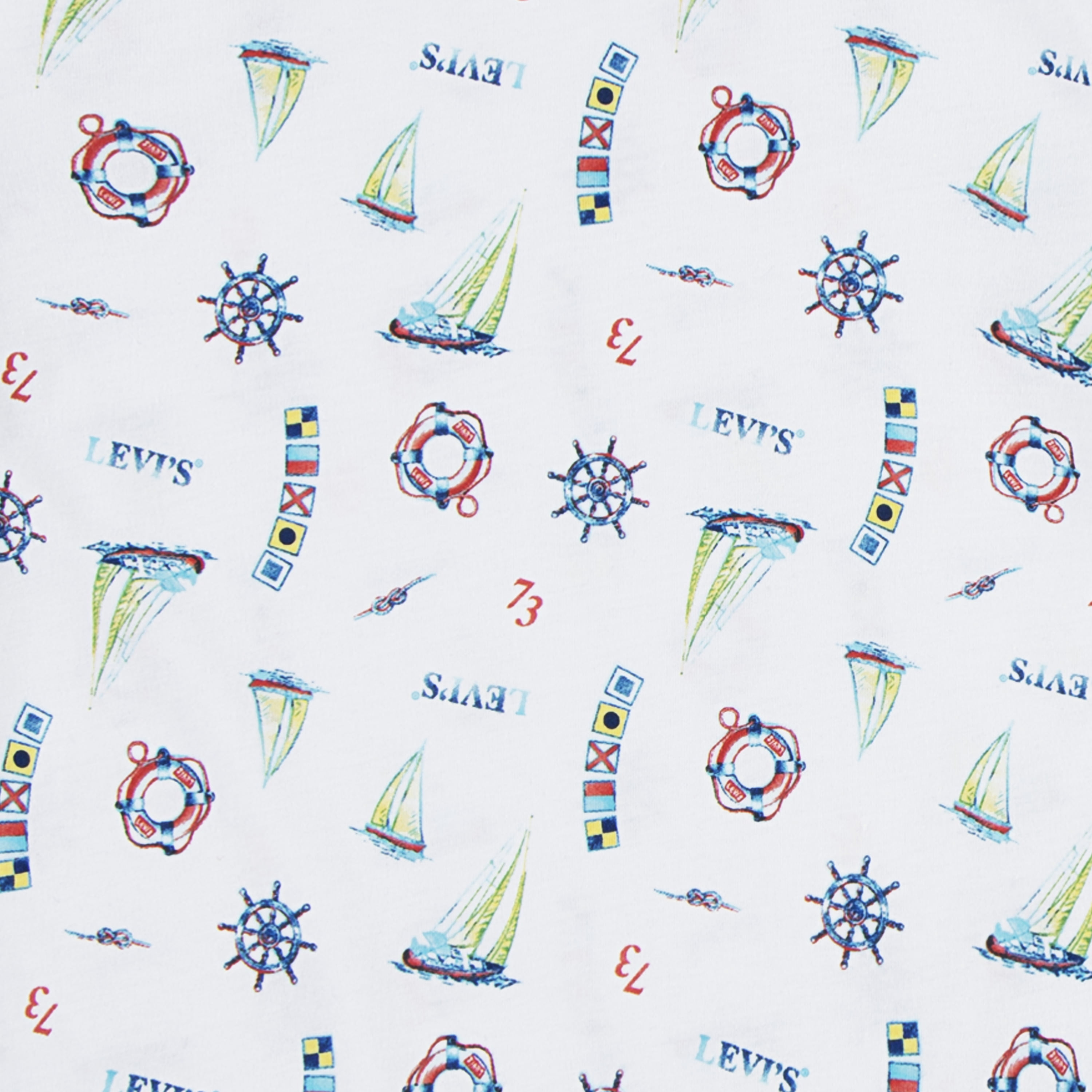 Levi's Boys Sailing Tee Shortall Set, Sizes 4-7