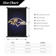 thumbnail image 3 of Cuadro colgante de PVC negro personalizado del equipo de fútbol de los Ravens, varios tamaños, decoración de interiores, cuadro para colgar en la pared, cuadro decorativo para mesita de noche, 3 of 7