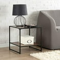 thumbnail image 5 of ZINUS Dane 20 Inch Black Frame Side Table / End Table / Easy Assembly, Red mahogany wood grain, 5 of 5