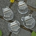 thumbnail image 4 of Mini Piano à Pouce 8 Touches Kalimba Piano Portable Instrument en Acajou, 4 of 8