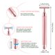 thumbnail image 2 of Masajeador facial eléctrico en forma de T Beauty Bar, paquete de 2 unidades Aubric, 2 of 9