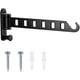 thumbnail image 1 of Wall-Mounted Clothes Rack, Foldable Coat Racks, 180 Rotation Wall-Mounted Foldable Clothes Rack, Clothes Drying Rack With Screws, for Balcony, Laundry, 1 of 5