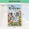 thumbnail image 5 of Cavalier King Charles Spaniel Welcome Spring Summer Garden Flag for Outside Watercolor Dog Colorful Flowers Yard Flag Banner 12.5X18 Inch Double Side, 5 of 6