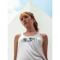thumbnail image 2 of Wave And Palms Surf Text Tank Women -Image by Shutterstock, Female x-Large, 2 of 4