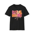 thumbnail image 2 of Love More Worry Less, Gildan Unisex Softstyle T-Shirt, Graphic Tee, S-3XL, 2 of 5