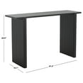 thumbnail image 3 of SAFAVIEH Buckley Contemporary Black Wood Console Table (47.3 in. W x 16.1 in. D x 29.9 in. H), 3 of 9
