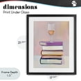 thumbnail image 4 of Stupell Industries Glam Books & Champagne Lifestyle Black Framed Print Under Glass, 17 x 21, by The Prints Vibe, 4 of 8