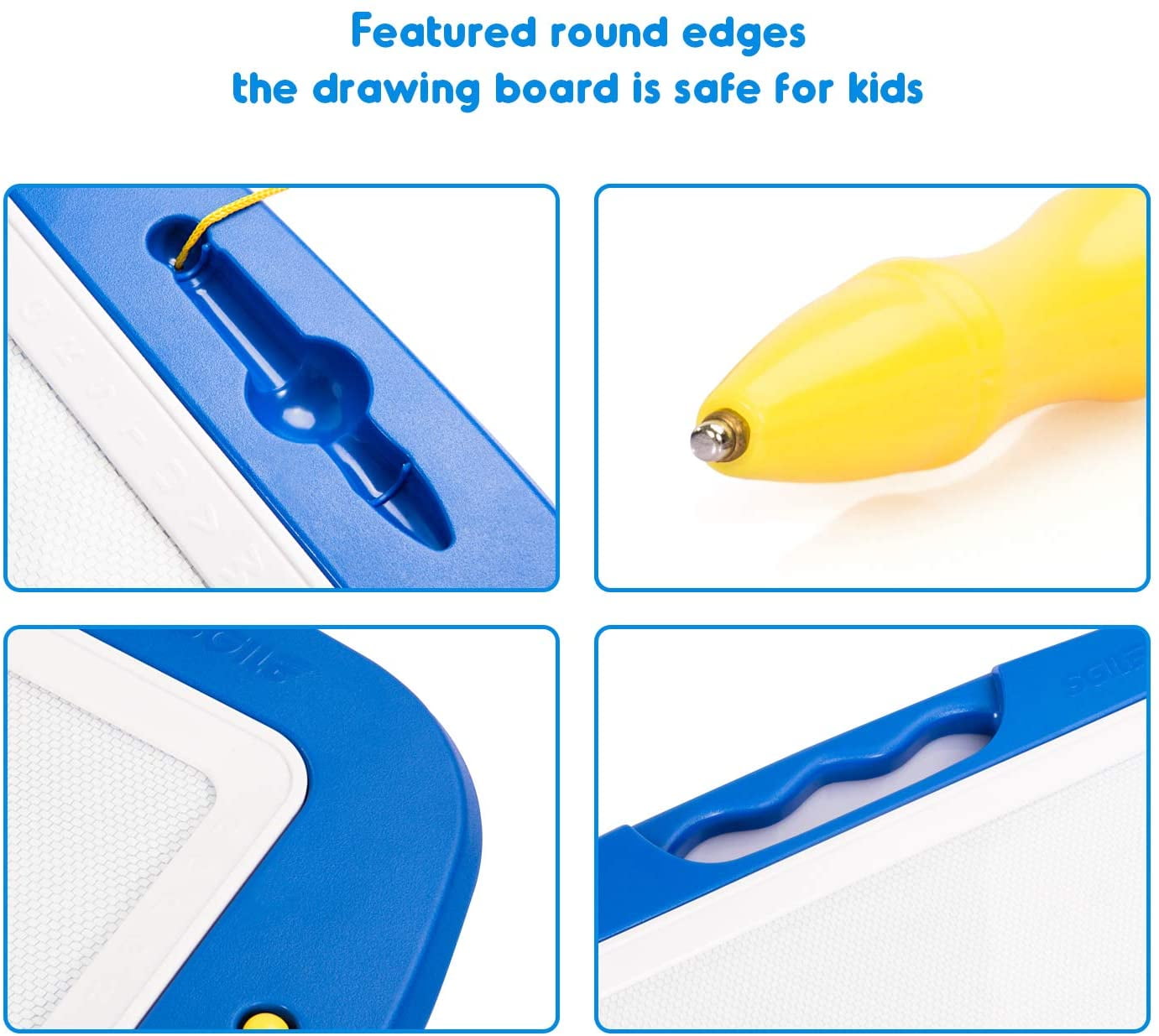 Environmental Drawing Board 714PCS Kids Sketch Pad Magnetic Plate