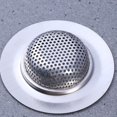 thumbnail image 4 of Sink Strainer Basket Stainless Steel Sink Filter Sink Strainer Anti- Blocking Kitchen Drain Mesh Basket Hair Catcher for Kitchen Bathroom (9cm) Sink Drain Strainer, 4 of 5