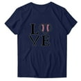 thumbnail image 2 of Blouse à Manches Courtes Imprimée Mode pour Femmes T-Shirt Col Rond Drôle, 2 of 3