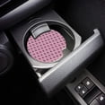 thumbnail image 3 of FMSHPON Funny Eyes Pattern Pink Set of 4 Car Coaster for Drinks, Absorbent Ceramic Stone Coasters Cup Mat with Cork Base for Home Kitchen Room Coffee Table Bar Decor, 3 of 5
