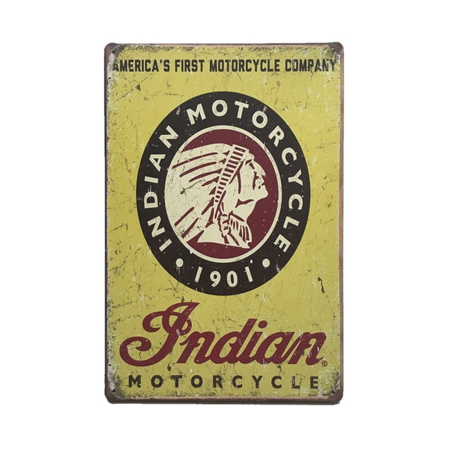Injueey Vintage Retro hierro decoración de pared coche motocicleta cartel cartel placa hogar sala de estar Decoración del hogar 3