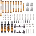 thumbnail image 1 of Ounissouiy Amortiguador de orugas RC, amortiguador de Metal duradero, accesorios DIY, equipo de vehículo modelo RC, piezas de repuesto, Control remoto Kits de construcción modelo Oro Ounissouiy FN001315-06, 1 of 6