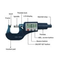 thumbnail image 3 of Digital Caliper Gauge,0.001 Mm Electronic Outside Micrometer 0-25 Mm With Extra Large LCD Screen Digital Micrometer Electronic Digital Caliper Gauge, 3 of 7