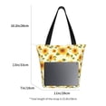thumbnail image 3 of Disketp European-style Pattern Sunflower Bolsa de Hombro Casual para Mujer, Bolso Cruzado para Compras, Viajes y Uso Diario, 3 of 6