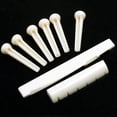 thumbnail image 1 of FESTFENDS Acoustic Guitar Part 1 Set Ivory ABS Replacement Guitar Parts Accessory for Collections, 1 of 4