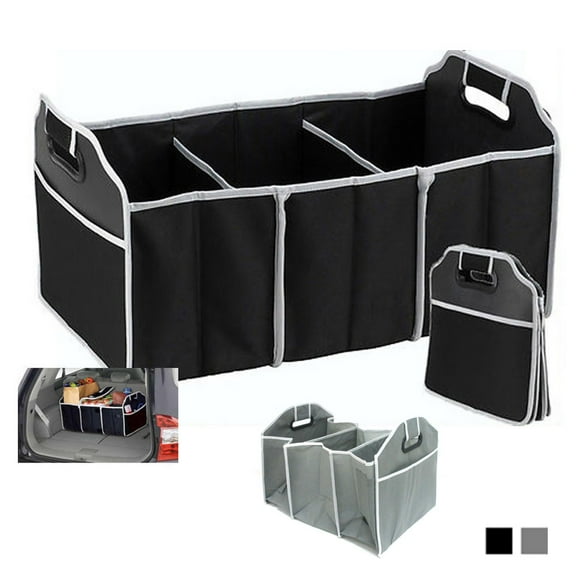 Trunk Organizer Collapsible Folding Caddy Car Truck Auto Storage Bin Bag New !