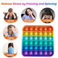thumbnail image 1 of Square Rainbow Push Bubble Toys Antistress Sensory Reliver Stress Games Ehuebsd Para estrenar, 1 of 8