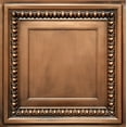 thumbnail image 1 of Drop-In, Glue-Up 2'x2' Faux Tin PVC Ceiling Tile In Aged Copper, Pack 0f 10 (40 sq/ft.), 1 of 6