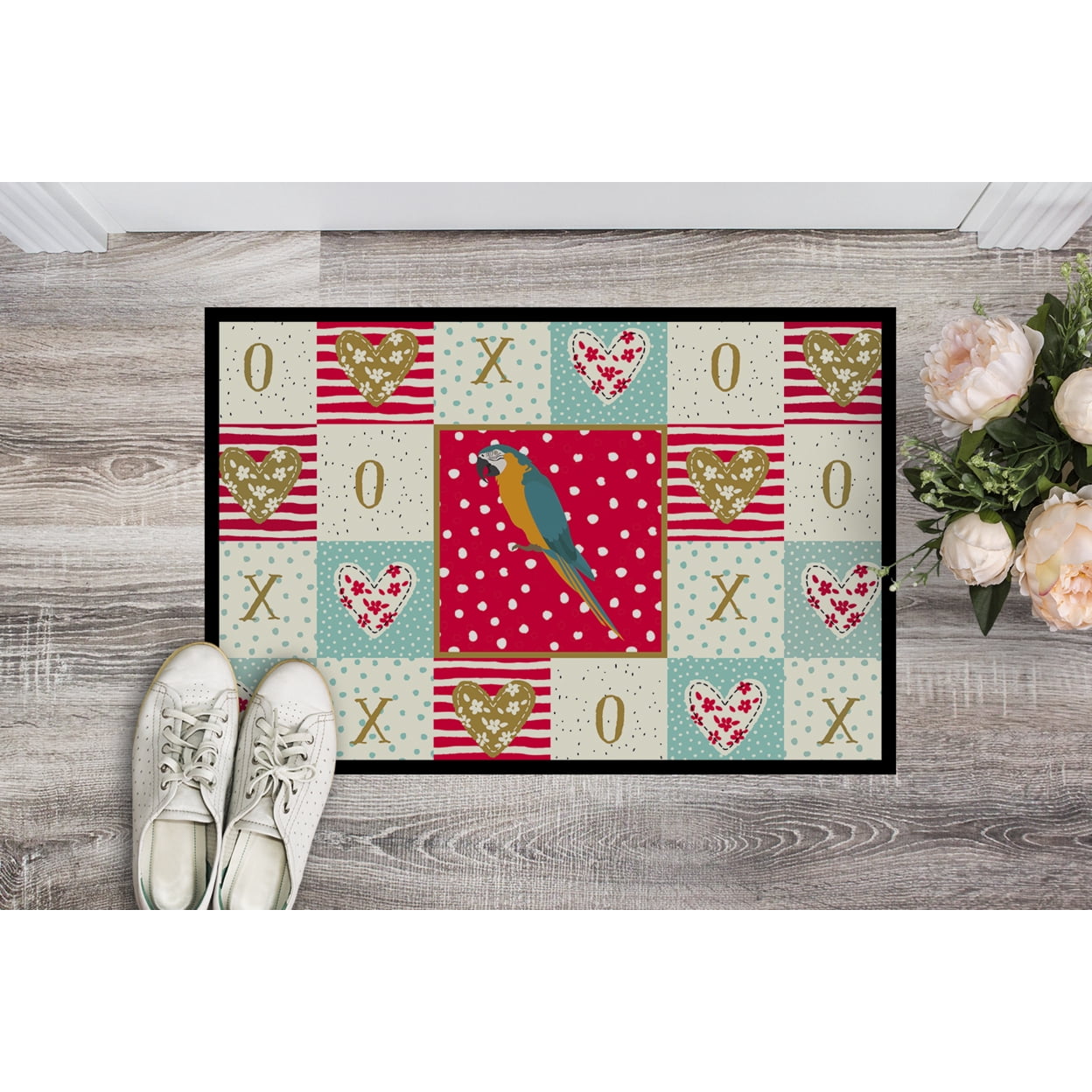 Macaw Love Door Mat
