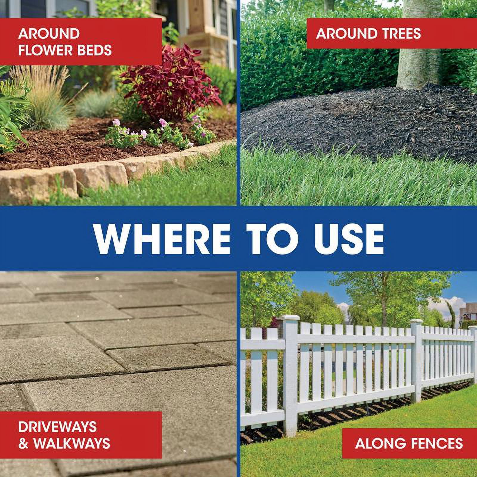 Roundup Weed & Grass Killer₄ with Sure Shot Wand, Use In Flower Beds and More, 1 gal.