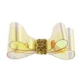 thumbnail image 3 of AMLESO Femmes Filles Barrettes à Nœud Papillon Pinces à Cheveux à Nœud Pinces à Nœud pour Cheveux Couvre-Chef Doré, 3 of 8
