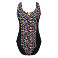 thumbnail image 1 of Traje de baño sexy sin espalda con empalme para mujer de verano Traje de baño Fridja  nalpqowj54946, 1 of 6
