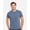 Blue, variant on Threadfast Apparel C1200 Colors Garment-Dyed T-Shirt-White-M