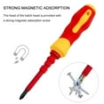 thumbnail image 6 of BELOWSYALER Professional Electrician Essential Insulated Multiple Use Screwdriver Set with Magnetic Tip for Technicians Repairs 5pcs, 6 of 8