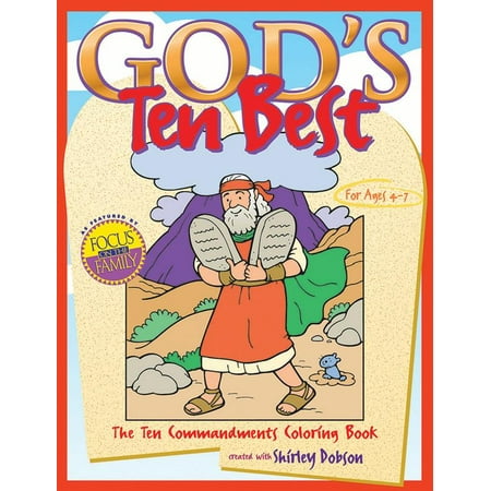 God's Ten Best : The Ten Commandments Coloring (Best Bible Study App For Beginners)