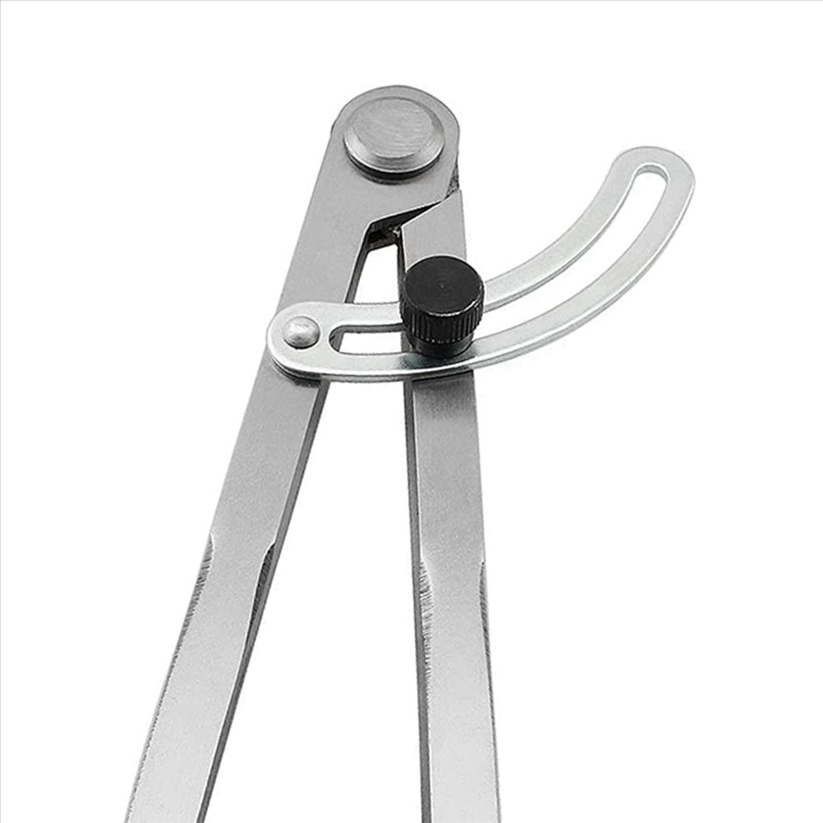2pcs 8 Inch Compass 200mm Wing Divider Scribe Tool with Pencil Holder for Geometry, Wood, Metal and Leather