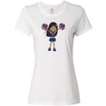 thumbnail image 3 of Inktastic African American Girl, Cheerleaders, Cheerleading Women's T-Shirt, 3 of 5