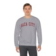 thumbnail image 6 of Gaza City Palestine Sweatshirt Gifts Crew Neck Shirt Long Sleeve Unisex, 6 of 7