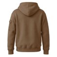 thumbnail image 6 of BLVB Boys Hoodies Casual Solid Color Pullover Long Sleeve Hooded Sweatshirt Kids Fall Clothes 4-15 Years(Coffee,8-9Years), 6 of 6