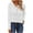 White, variant on SwiftWear Women's Waffle Knit Henley Long Sleeve Button Down Tops Soft Stretch Casual Blouse for Everyday & Lounging Black