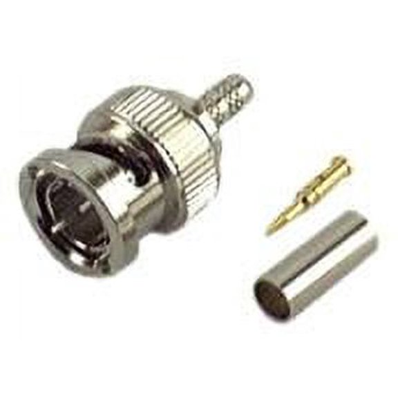 IEC BNC-8218 BNC Male Coax Connector for Mini 75 Ohm (Belden 8218)