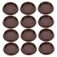 thumbnail image 4 of TABLZONE 12Pcs Rubber Floor Protectors Furniture Pads for Home Use Brown, 4 of 8