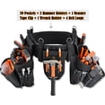 thumbnail image 2 of WELKINLAND 39Pockets Tool belts for men with suspenders, 4" Padded toolbelt, Tool belt with suspenders, Tool belt,Carpenter tool pouch, Tool belts for men,Tool belts for men construction, 2 of 4
