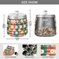 thumbnail image 2 of Yayeee Ashtray with Lid for Cigarette Smokeless Stainless Steel Home Ash Holder, Green Checkered Daisy, 2 of 7
