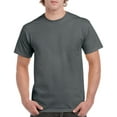 thumbnail image 1 of Gildan T-Shirt en Coton Épais pour Hommes, m, Charbon, 1 of 2