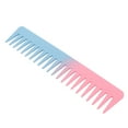 thumbnail image 4 of Wide Tooth Hair Comb, Salon Shampoo Comb ABS Gradient Color Wide Round Teeth    For Salon For Home For Travel, 4 of 8