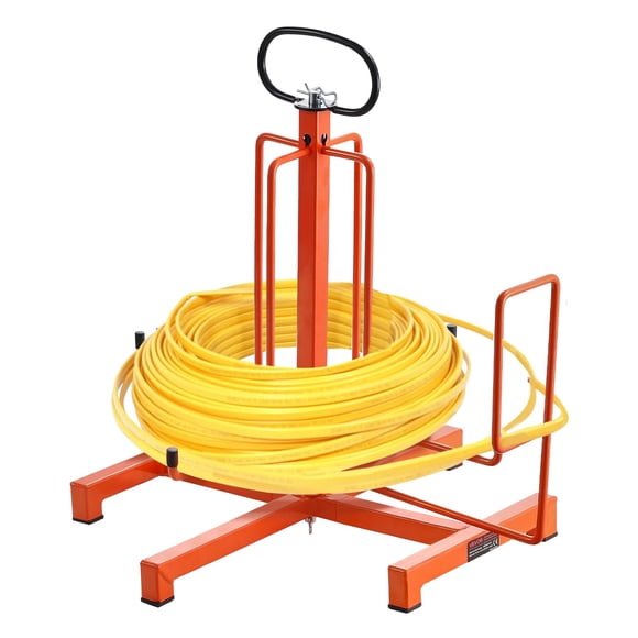 Dispensador de cables VEVOR montado en el suelo o en un montante con mango antideslizante
