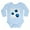Sky Blue, variant on CafePress - Blueberry Dreams Infant Creeper Body Suit - Long Sleeve Cotton Baby Bodysuit