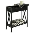 Convenience Concepts Tucson Flip Top End Table with Charging Station