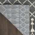 thumbnail image 5 of Nourison Royal Moroccan Moroccan Charcoal/Ivory 8'6" x 12' Area Rug, (9x12), 5 of 8