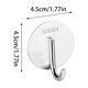 thumbnail image 3 of Ganchos de pared para colgar Ganchos de acero inoxidable para toallas para baños Ganchos de cocina para paredes Ganchos de ducha sin daños para interiores Gancho de ducha resistente, 3 of 6